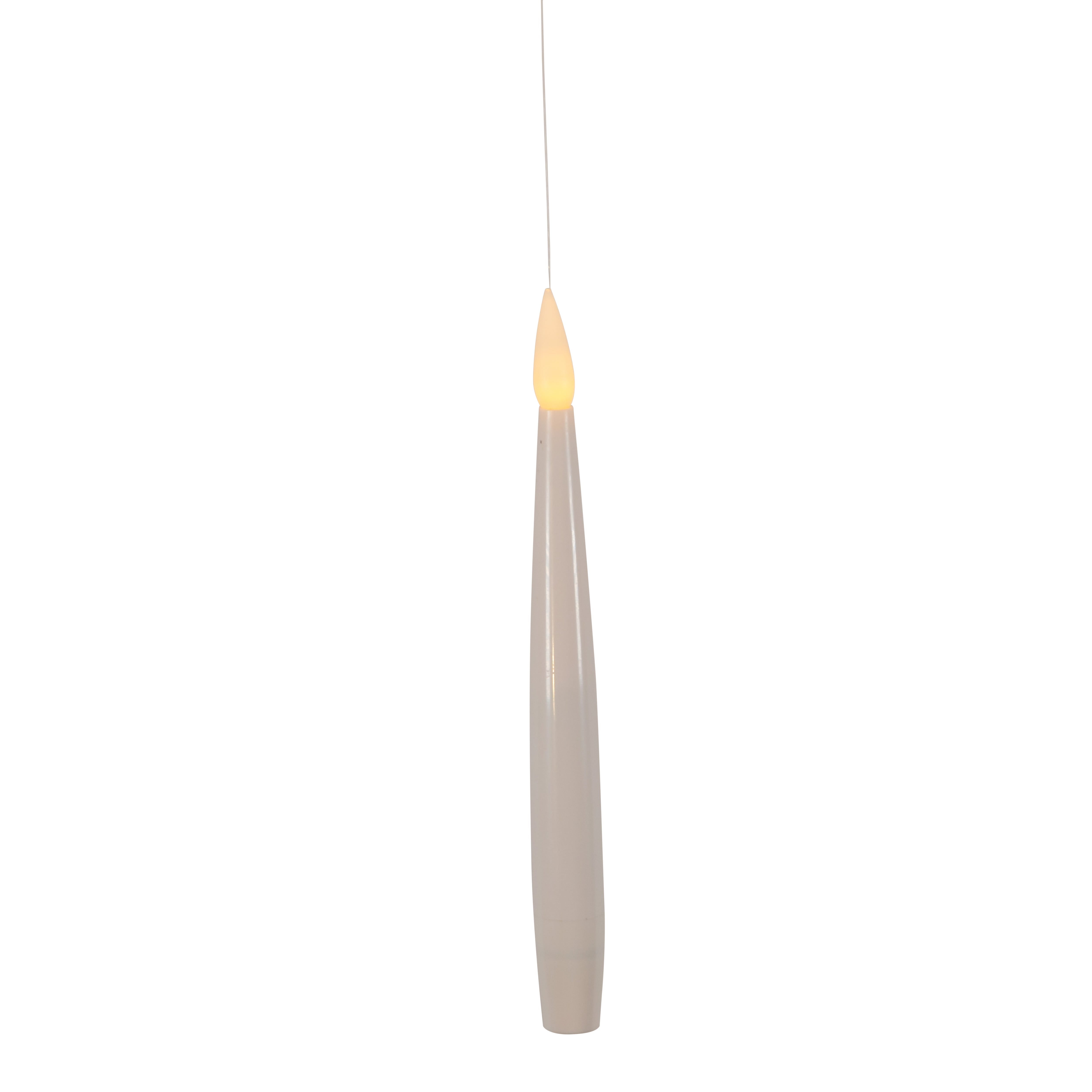Kurt Adler Battery-Operated 6-Inch Floating Candles with String 10-Piece Ornament Set